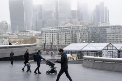 Revised figures show the UK economy stagnated in the third quarter